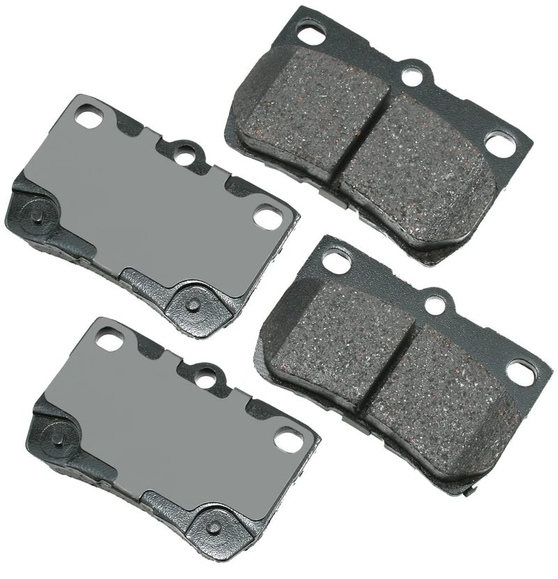Akebono ACT1113 Proact Ultra Premium Ceramic Disc Brake Pad kit , GREY